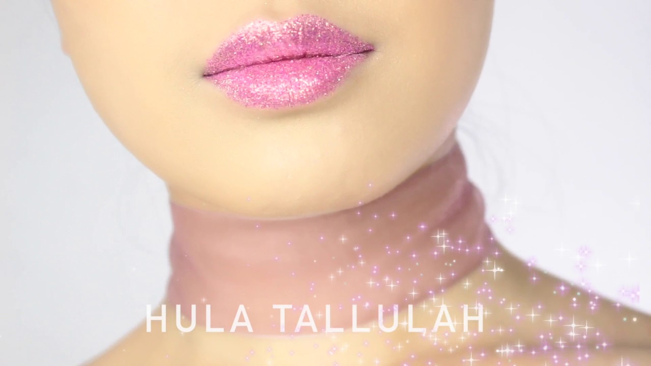 lip swatch glitter lips