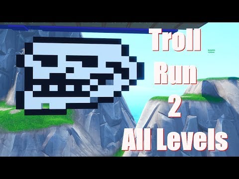 How To Complete Troll Run 2! The Best Guide All Levels Fortnite Creative