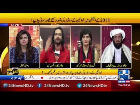 Waqar Zaka and Hafiz Hamdullah dispute in Live show Khabar Kay Saath