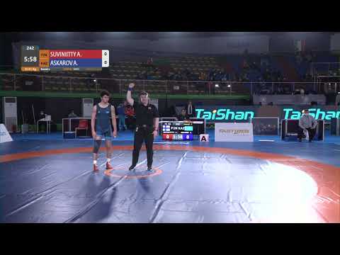 Round 2 FS - 61 kg: A. SUVINIITTY (FIN) v. A. ASKAROV (KAZ)