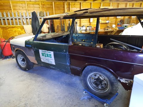 Episode 28 - 1971 Range Rover BOB body frame again - Parental warnings