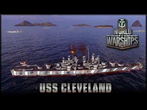 World of Warships - USS Cleveland [ deutsch | gameplay ]