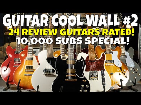 The Guitar Cool Wall #2 - 10K Subs Special - How Cool Is Your Guitar?