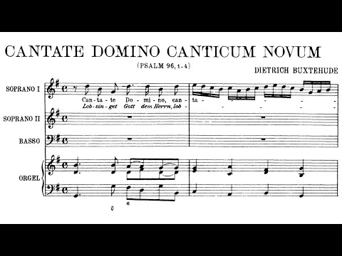 Buxtehude - Cantate Domino canticum novum, BuxWV 12