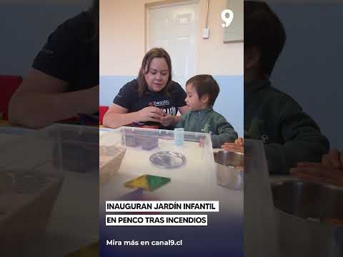 Inauguran jardín infantil en Penco tras incendios
