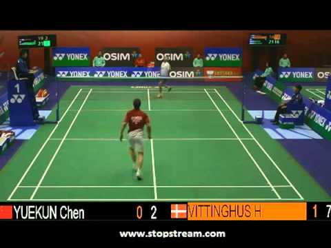 R32 - MS - Hans-Kristian VITTINGHUS vs CHEN Yuekun - 2013 Hong Kong Open