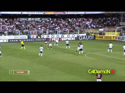 Ronaldinho vs Cesena 2010/2011 Matchday 2 |HD|