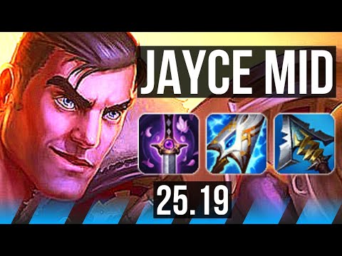 JAYCE vs IRELIA (MID) | 15/2/8, Legendary | EUW Challenger | 25.19