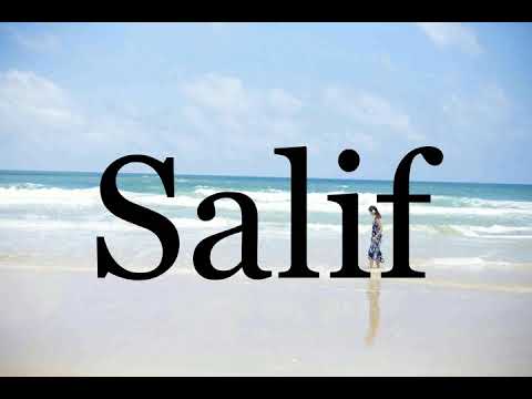 How To Pronounce Salif🌈🌈🌈🌈🌈🌈Pronunciation Of Salif