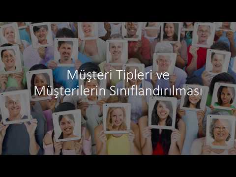 Müşteri Tipleri ve Müşterilerin Sınıflandırılması
