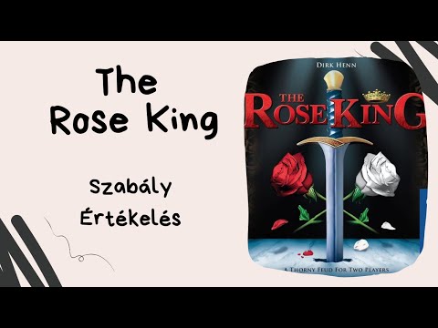 A Rózsák háborúja: The Rose King társasjáték játékbemutató és szabályismertető - Társasozz Okosan!