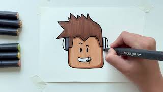 🎨 Draw a Roblox Character in 5 Minutes | Easy Drawing Lesson for Kids