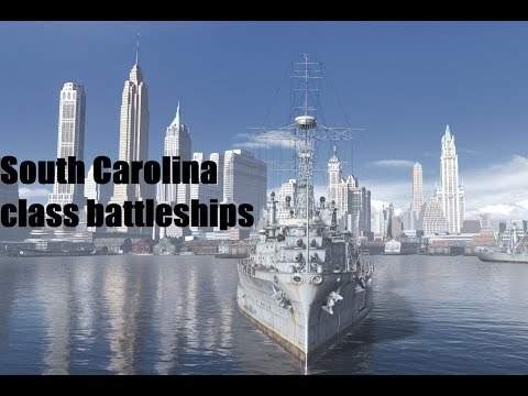 Warship History - South Carolina class battleships