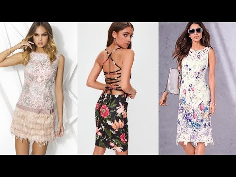 VESTIDOS DE MODA MUJER ELEGANTES Y BONITOS / vestidos  modernos estampados / Fashion Love