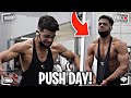 19 YEAR OLD NPC BODYBUILDER PUSH DAY. | 4 WEEKS OUT