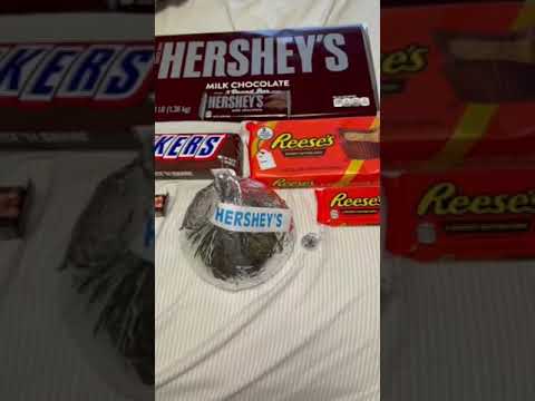 Eating only the worlds biggest candy bars for the whole day! #shorts #candy #chocolate