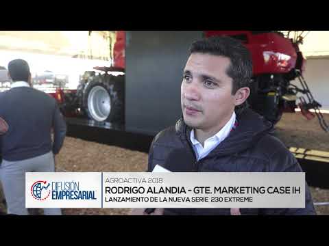 Rodrigo Alandia (Gte. de Marketing CASE IH) - Lanzamiento de la nueva serie 230 Extreme