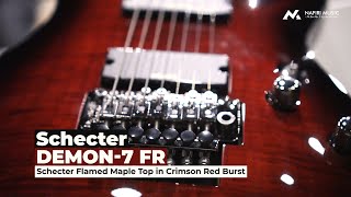 Video thumbnail for Schecter Demon-7 FR Crimson Red Brust by Nafiri Music Jakarta