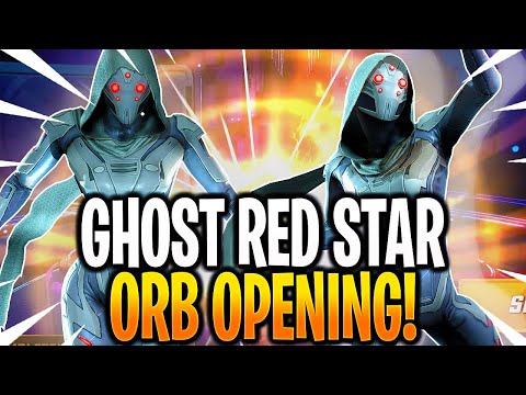 *NEW* GHOST RED STAR ORB OPENING! - MARVEL Strike Force - MSF