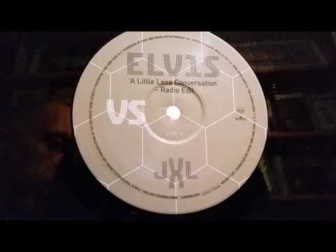 A Little Less Conversation Radio Edit - Elvis Presley vs JXL - RCA 10" 45rpm Vinyl Record - Dual