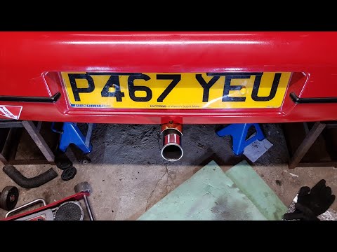 Building a Turbo Cinquecento  exhaust -Part 3-  its finished!!