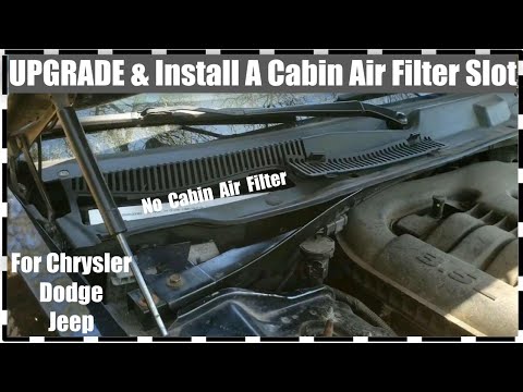 Cabin Air Filter Slot Upgrade Chrysler 300 Dodge Charger Dodge Magnum
