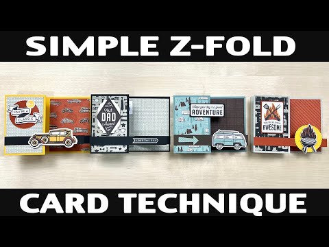 Stamping Jill - Simple Z-Fold Card Technique