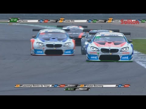 International GT Open 2017. Race 2 Silverstone Circuit. Last Laps