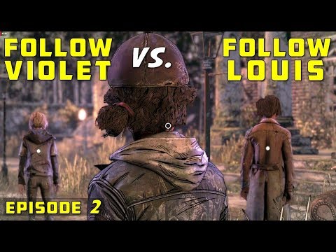 Follow Louis vs Follow Violet - The Walking Dead: Final Season Episode 2