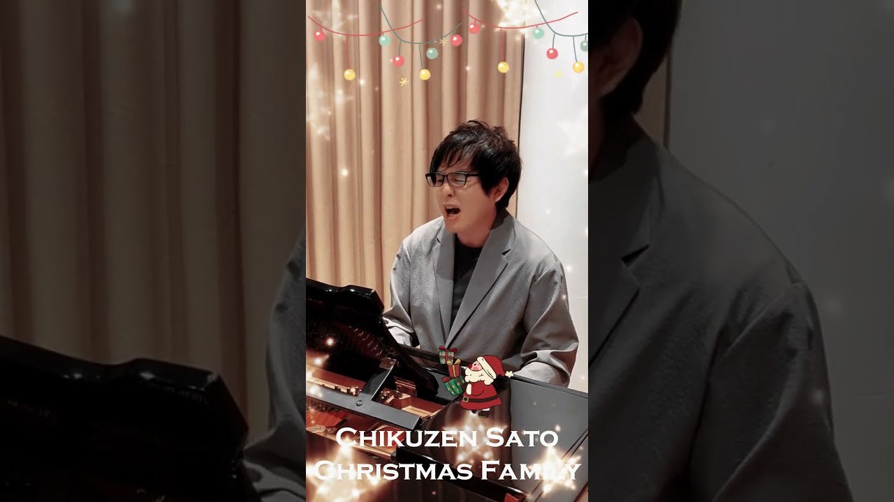 佐藤竹善 新曲「Christmas Family」弾き語り(サビ)♪　#shorts #piano #christmas  #クリスマス #christmassongs