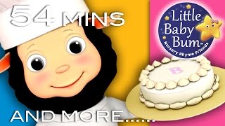 Pat A Cake | Plus Lots More Nursery Rhymes! | 54 Minutes Compilation from LittleBabyBum!