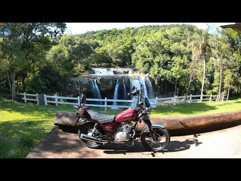 DE MOTO VISITAR ESSE LUGAR INCRÍVEL no Oeste Catarinense - Interior de Descanso/SC