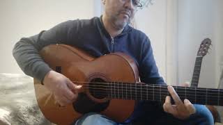 Video thumbnail for Guitare Almansa 434, Test. by Mahmoud Bl'syn