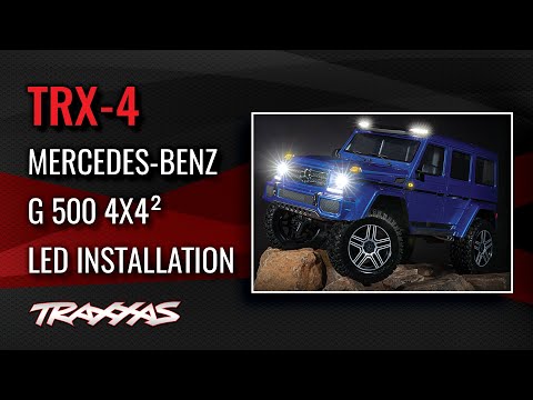 LED Light Kit Installation | TRX-4 Mercedes-Benz G 500 4x4²