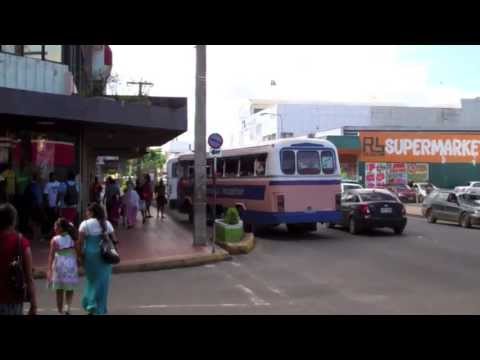 Nadi-Fiji-Street View-Bus & Traffic-Viti