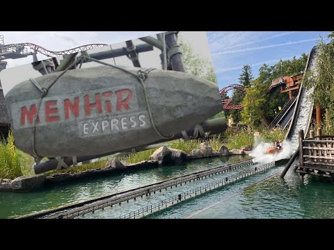 Menhir Express FULL POV | Epic Water Ride at Parc Astérix