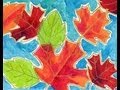 Tissue Paper Leaf Art | Cullen’s Abc’s