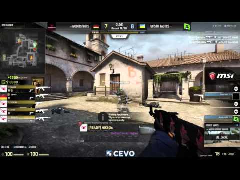 FlipSid3 vs Mousesports Game 1 (CEVO-P CS:GO Season 8) - Helium & Launders