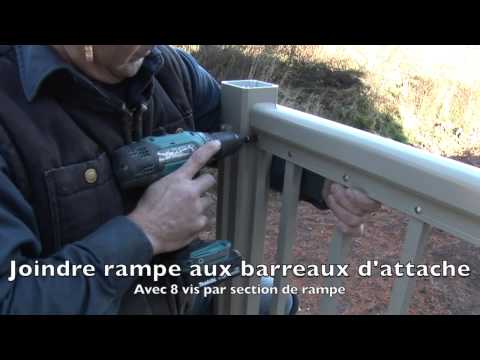 comment installer rampe d'aluminium