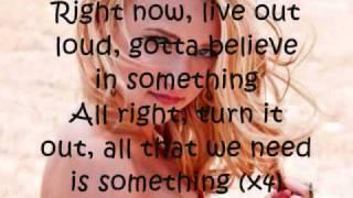 Emily Osment - Gotta Believe In Something w/ Lyrics
