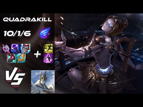 MID Orianna vs Galio [QUADRAKILL] - EU Challenger Patch 25.19