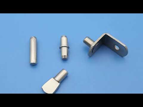 Silver stainless steel 20 pcs shelf support pins