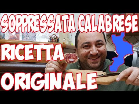 Come fare La Soppressata Calabrese  Ricetta Originale Artigianale Casereccia
