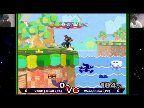S@X weekly - 2.12.2013 - VGBC GimR (G&W) Vs. Wenbobular (Falcon) Melee Singles WSF - SSBM
