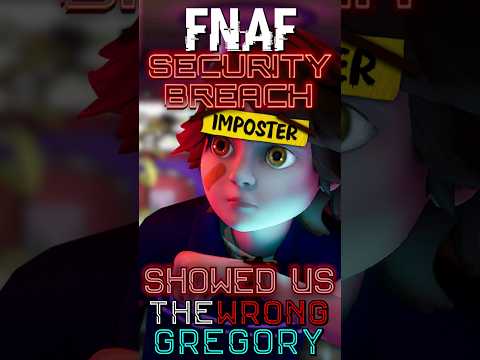 Gregory from FNAF is EVIL 😈 (Five Nights at Freddy’s: Security Breach) #shorts