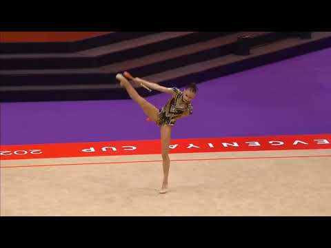 Mariia Borisova Clubs 2025 🐉30.90Masha winning the All Around Gold medal at the Evgenia Cup in Omsk