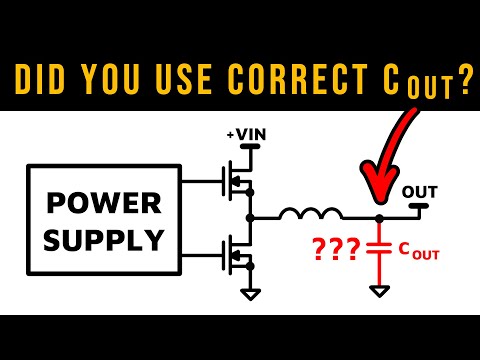 How to Calculate the Output Capacitor for a Switching Power Supply? It's simple. Explained here...