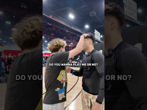 Curly Hair & A Bad Attitude Will Get You In Trouble If You 1v1 MK💅 #streetball #basketball