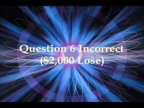 Custom Millionaire Cues - $2,000 Lose