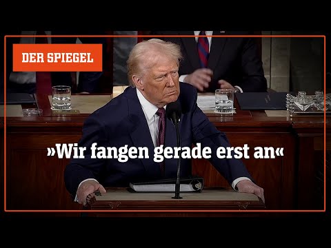 Trumps erste Rede im US-Kongress: Provokation und Applaus im Kapitol | DER SPIEGEL